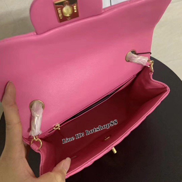 CHANEL平紋小羊皮CF女包 香奈兒原單品質mini小號斜挎包 1116羊皮 djc1961